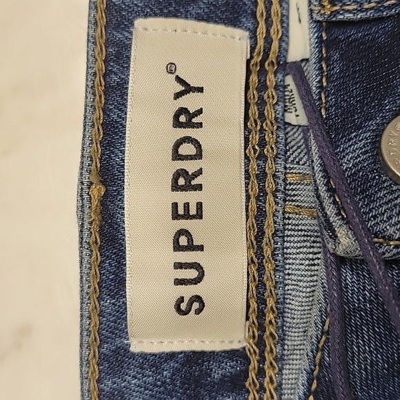 NWT Superdry blue jean and Lace Shorts size 27 - Picture 8 of 13